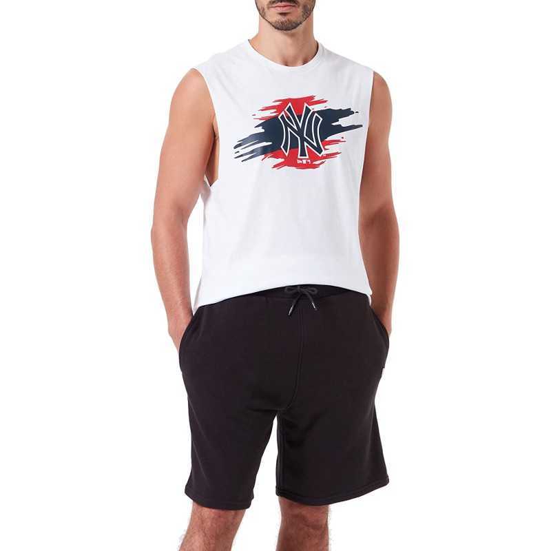 New Era Ne Essential Shorts Blk Pantaloncini Uomo