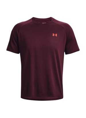 Magliette Under Armour Tech 2.0 Novelty Bordeaux 1345317 601