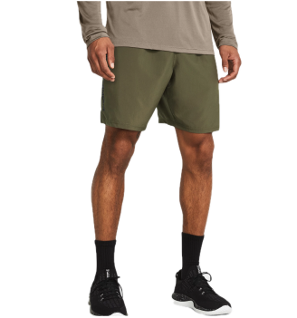 Pantaloncini Under Armour Woven Wordmark Verde Militare | Under Armour | 