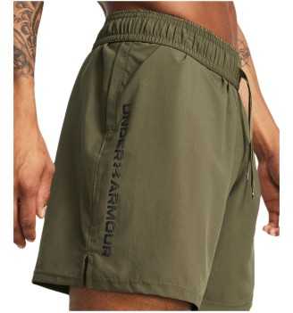 Pantaloncini Under Armour Woven Wordmark Verde Militare | Under Armour | 