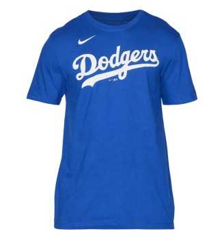 Maglietta Nike Fuse Wordmark Los Angeles Dodgers Blu N199-4EW-LD-0U5