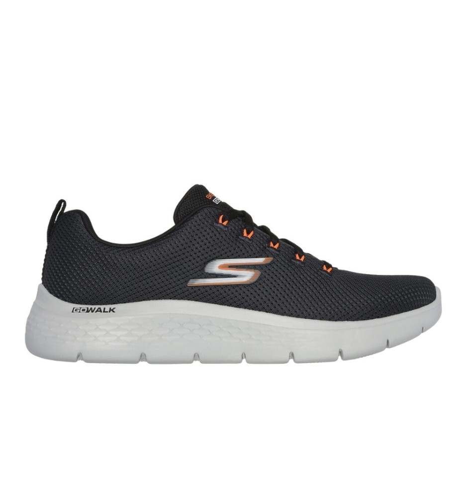 Scarpe Skechers Go Walk Flex Vespid Nero Carbone Grigio 216507 CCBK