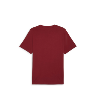 Maglietta Puma Essentials 2 Colour Small Logo Tee Rosso Bordeaux | Puma | 