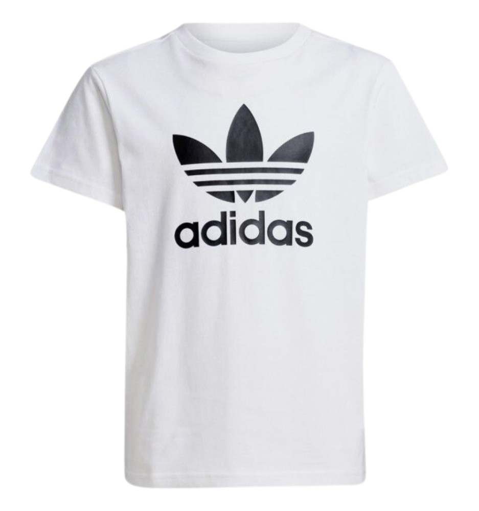 Maglietta Adidas Trefoil Junior Bianco JE0516