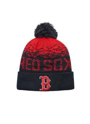 Berretto New Era Mlb Sport Knit Cuff Boston Red Sox Team Color Otc Blu Navy E Rosso 80536113